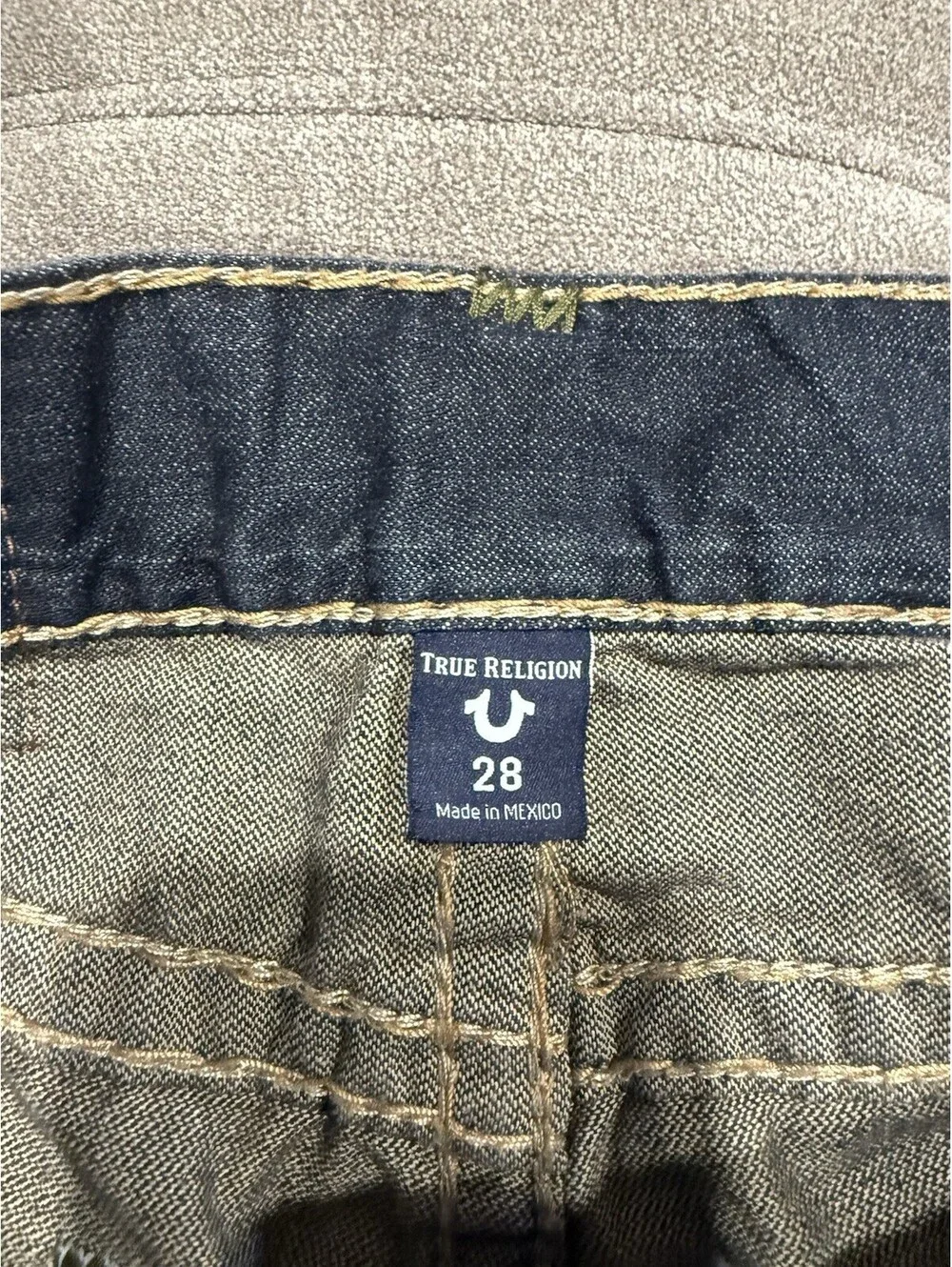 True Religion Jeans Geno Relaxed Slim Men’s 30x34 Blue Denim